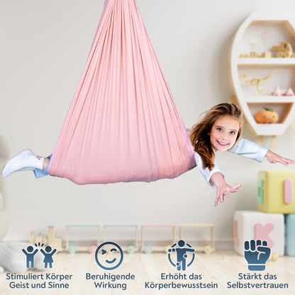 Therapieschaukel Pink aus Baumwollfleece